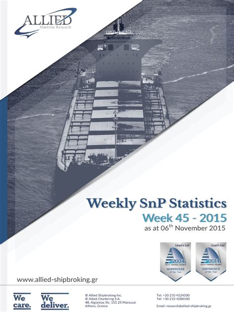 ALLIED SnP Statistics Week 45 06 11 2015 pdf