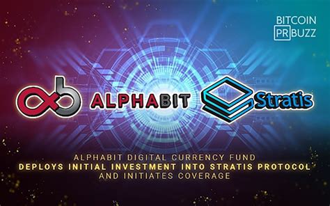 Alphabit Digital Currency Fund Makes Investment Into Stratis Protocol