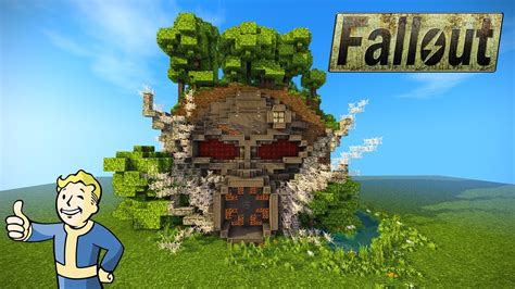 AMAZING MINECRAFT CREATION! Fallout Mask Base/Island Tutorial EPIC