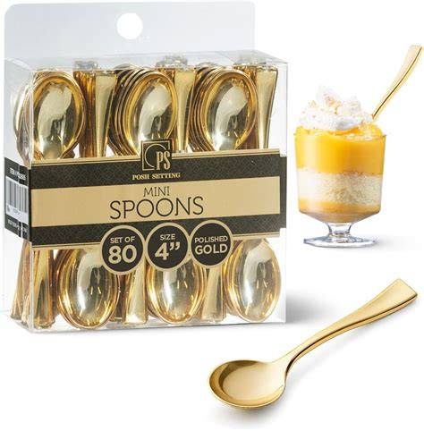 Amazon.com: Gold Dessert Spoons - raincitystudios.com