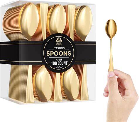 Amazon.com: Mini Gold Spoons For Desserts - raincitystudios.com