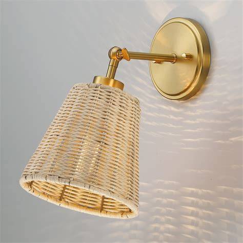 Amazon.com: Rattan Wall Sconce - raincitystudios.com