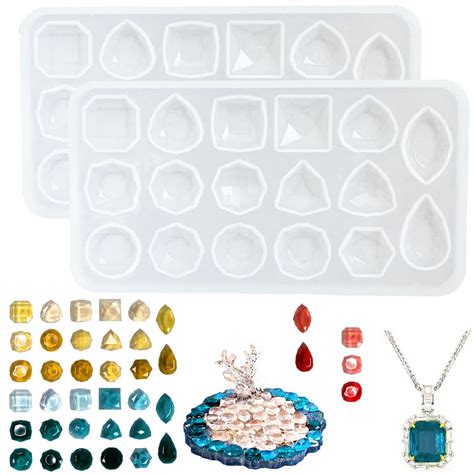 Amazon.com: Resin Gem Mold - muktibox.com