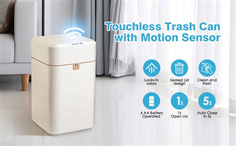 Amazon.com: Touchless Trash Can - coolestguyplanet.net