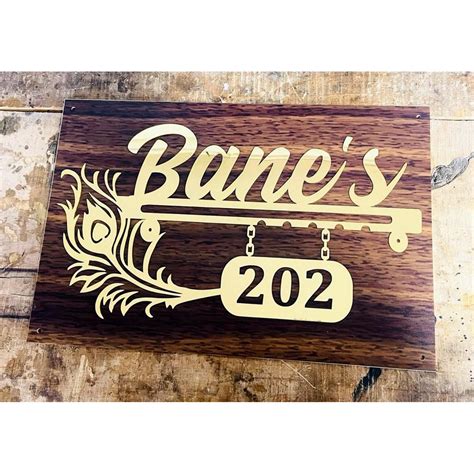 Amazon.com: Wooden Name Plate - muktibox.com
