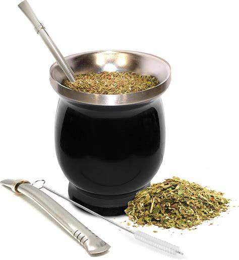 Amazon.com: Yerba Mate Tea Cup And Straw - raincitystudios.com