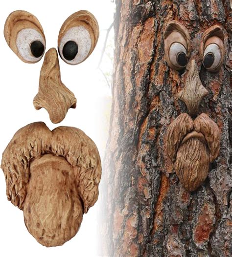 Amazon.com : HAMAPI Tree Face Decor, Old Man Tree Hugger Sculpture ... - muktibox.com