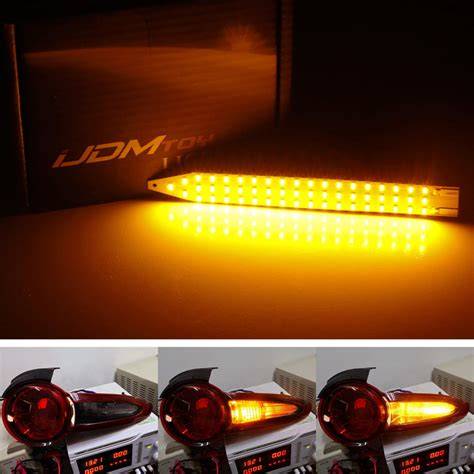 Amber Full LED Sequential Flash Turn Signal Lighting Kit For 16 - raincitystudios.com