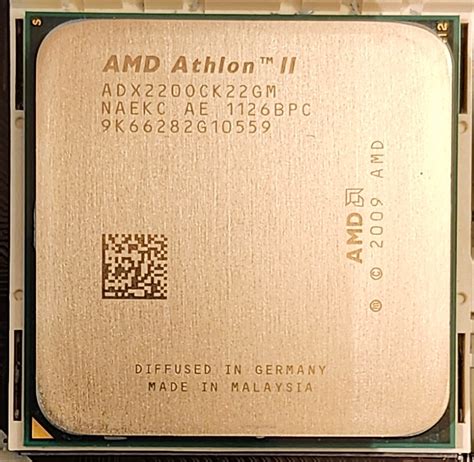 AMD Athlon II X2 220 Benchmarks Geekbench.