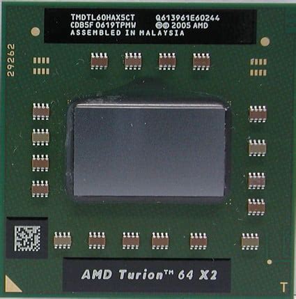 AMD Turion 64 X2 TL-64 Notebook Processor .