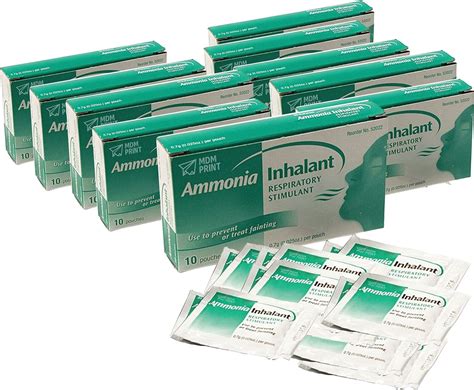 AMMONIA INHALANT WIPE, 2 Packs of 10 - Amazon.com