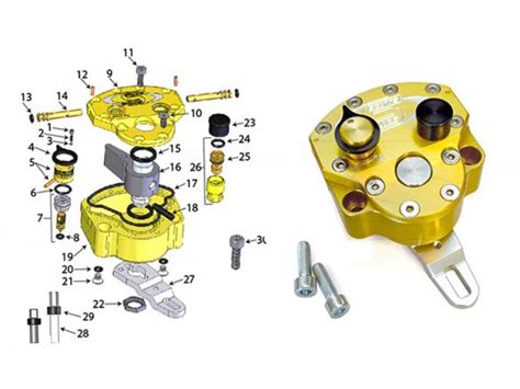 AMMORTIZZATORE STERZO x SUZUKI GSXR 1000 2003 2004