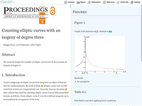 AMS MathViewer An interactive, dualpanel reading experience for AMS