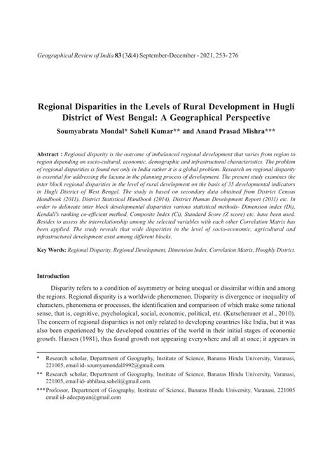 An assessment of rural development and disparities: A geographical ... - wintechmobiles.com