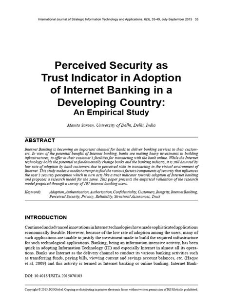 An Empirical Study Of Perceived Security, Trust, And Privacy As ... - wintechmobiles.com