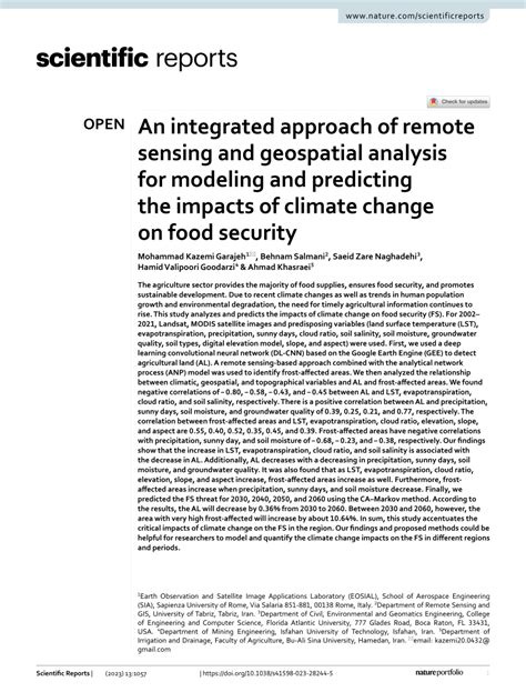 An integrated approach of remote sensing and geospatial analysis for ... - wintechmobiles.com