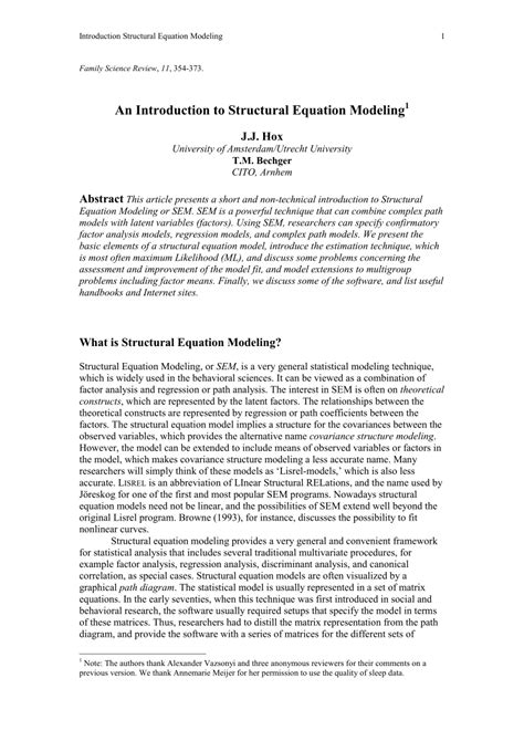 AN INTRODUCTION TO STRUCTURAL EQUATION MODELING - wintechmobiles.com