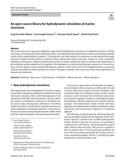 An open-source library for hydrodynamic simulation of marine - wintechmobiles.com