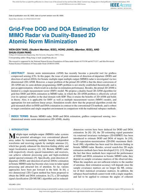 An Overview of Atomic Norm Minimization Methods for DOA … - raincitystudios.com