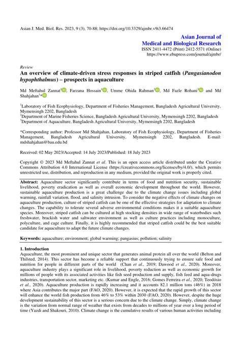 An overview of climate-driven stress responses in … - raincitystudios.com
