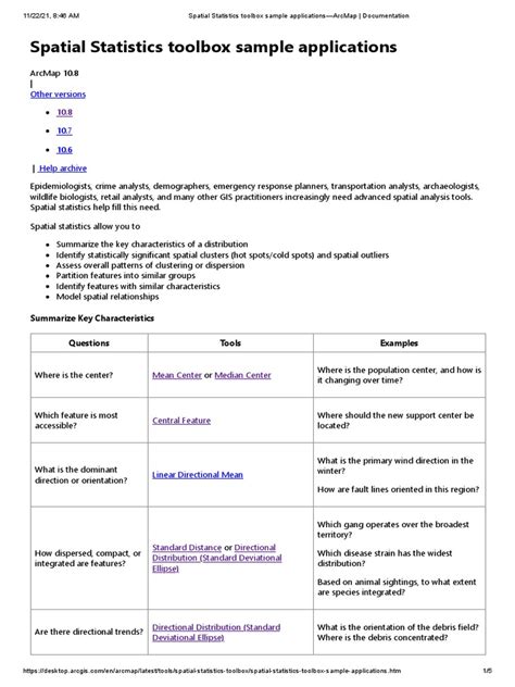 An overview of the Spatial Statistics toolbox - Esri - wintechmobiles.com