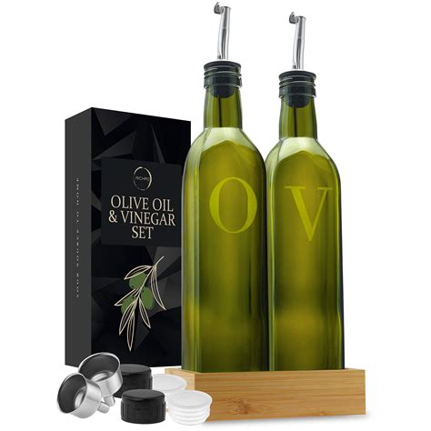 ANACRO Oil Bottles for Kitchen Olive Oil Dispenser with …