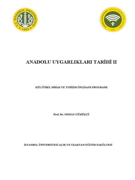 ANADOLU UYGARLIKLARI TARIHI II pdf