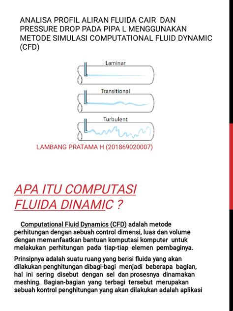 Analisa Profil Aliran Fluida Cair dan Pressure Drop pada Pipa L ... - wintechmobiles.com