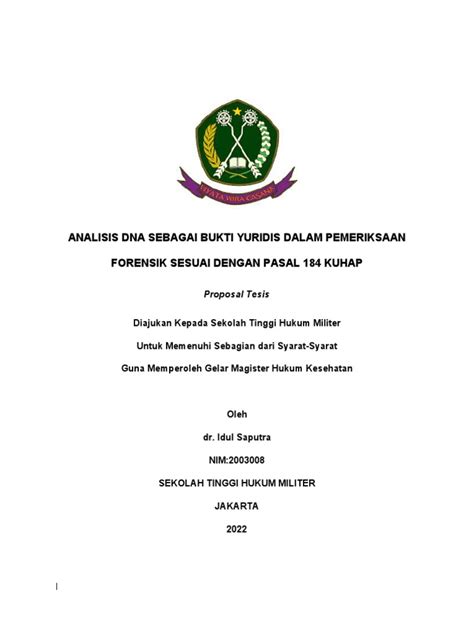 Analisis DNA dalam Bukti Forensik | PDF - Scribd - muktibox.com