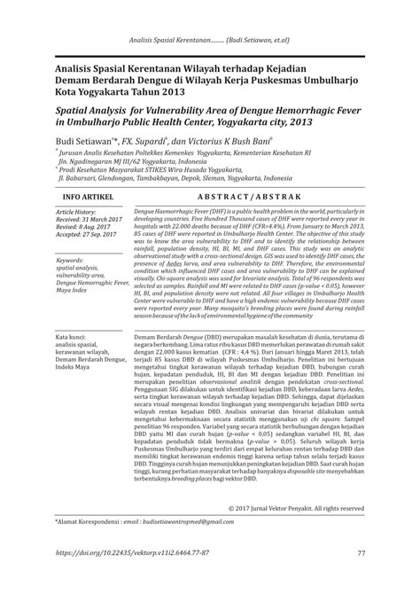 Analisis Faktor Spasial Terhadap Kejadian Demam Berdarah Dengue ... - wintechmobiles.com