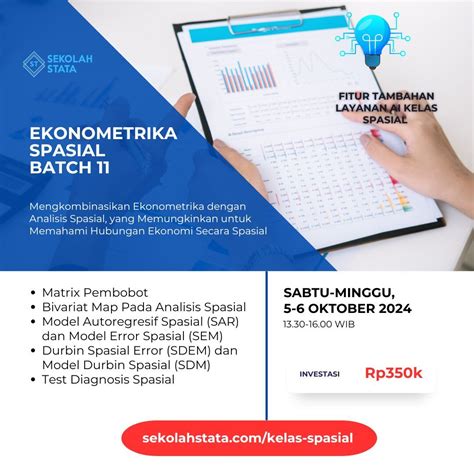 Analisis Kausalitas Spasial dengan Ekonometrika: Metode dan Contoh ... - wintechmobiles.com