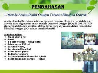Analisis Oksigen Terlarut ( DO ) - Distributor Uji Kadar Air - raincitystudios.com