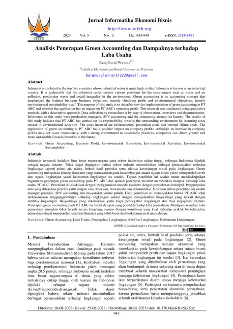 ANALISIS PENERAPAN GREEN ACCOUNTING …