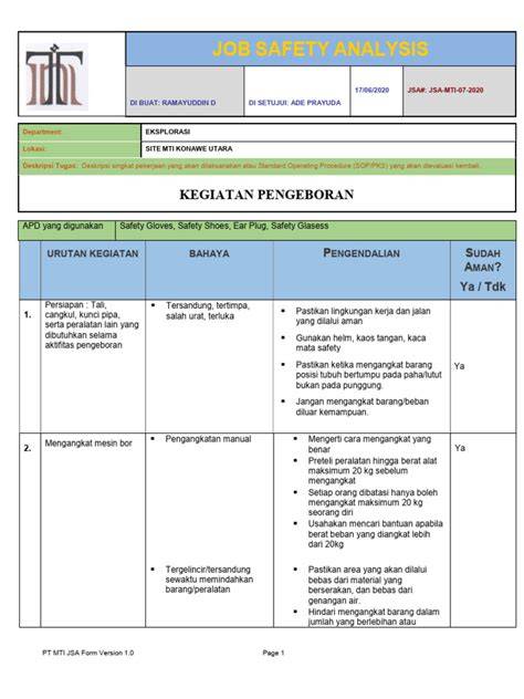 ANALISIS RISIKO KESELAMATAN KERJA PADA PROSES PENGEBORAN LEPAS PANTAI ... - raincitystudios.com