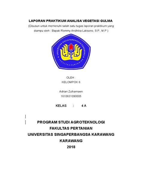 Analisis Vegetasi Gulma Praktikum | PDF - Scribd - raincitystudios.com