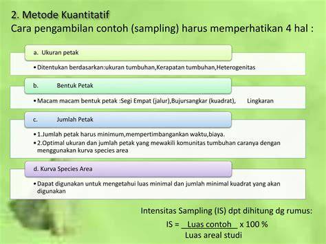 Analisis Vegetasi Strata Pohon dengan Metode Plot (Contoh ... - Blogger - raincitystudios.com