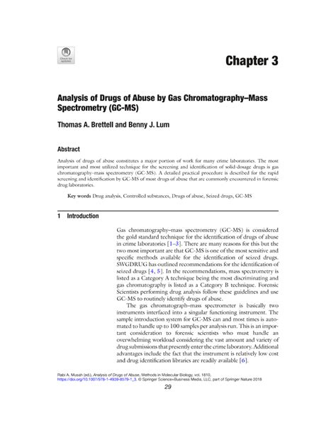 Analysis of Drugs of Abuse by Gas Chromatography-Mass ... - PubMed - wintechmobiles.com