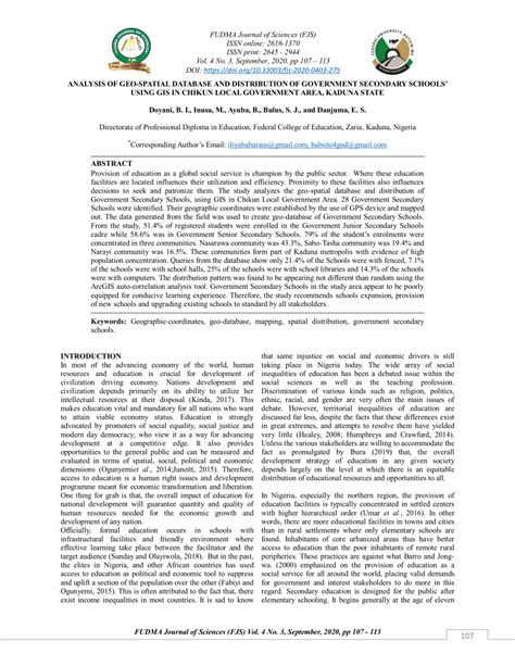 Analysis of Geo-Spatial Database and Distribution of Government ... - wintechmobiles.com