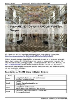 ANC-201 Valid Test Forum