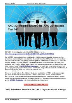 ANC-301 Online Test