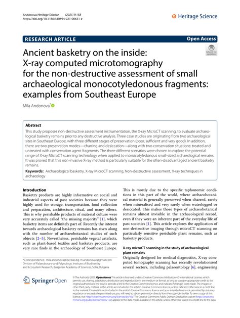 Ancient Basketry on the Inside: X-ray Computed ... - ResearchGate - wintechmobiles.com