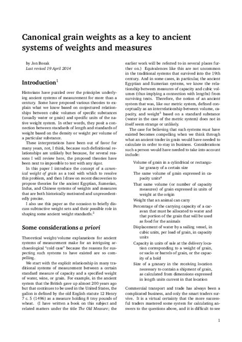 Ancient Systems of Weights, Measures and Currencies - wintechmobiles.com