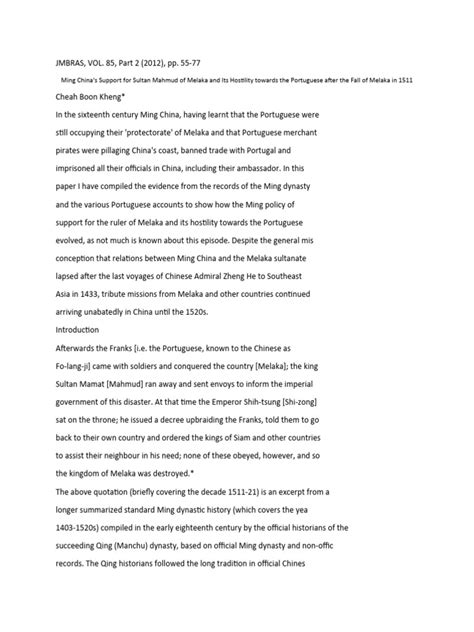 and Its Hostility towards the Portuguese - JSTOR - wintechmobiles.com