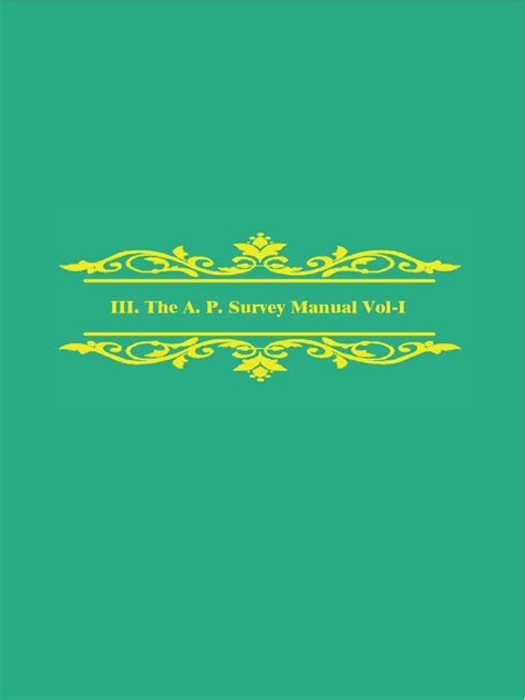 Andhra Pradesh Survey Manual Overview | PDF - raincitystudios.com