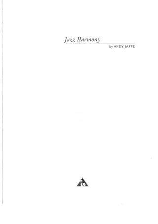 ANDY JAFFE Jazz Harmony pdf