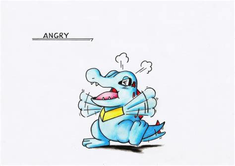 ANGRY - Totodile by Sajiro158 on DeviantArt