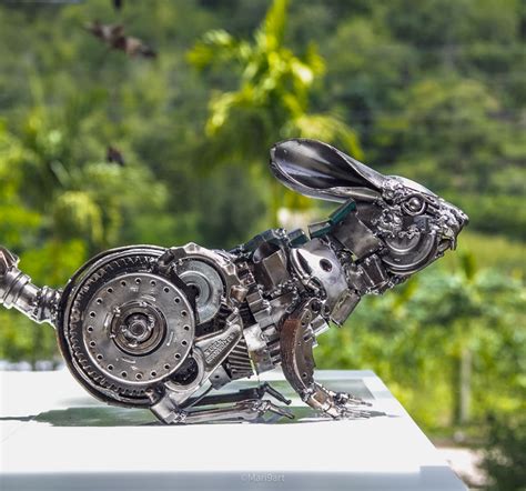 Animal metal art sculpture - Metal art - Wild metal art - muktibox.com