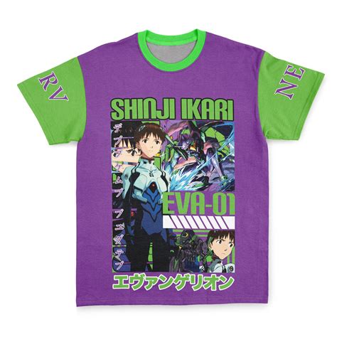 ANIME SHIRT Vintage Anime Clothing Neon Genesis Evangelion Etsy