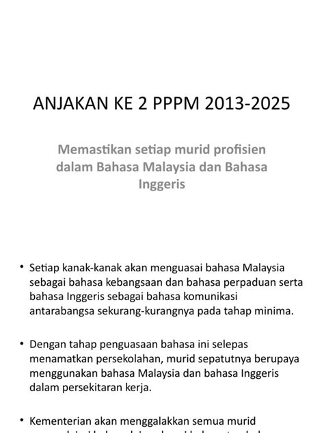 ANJAKAN KE 2 PPPM 2013 2025