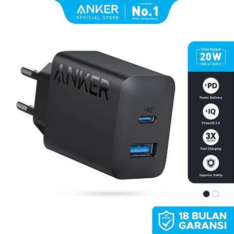 Anker PowerPort PD+ 2 20W Dual Port Wall Charger - raincitystudios.com